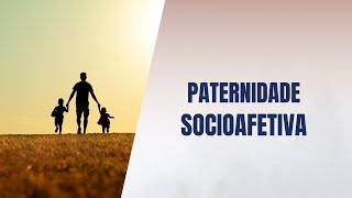 Paternidade socioafetiva [upl. by Nesila]