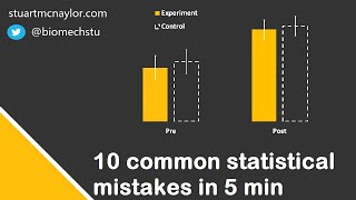 Ten Statistical Mistakes in 5 Min [upl. by Htinek]