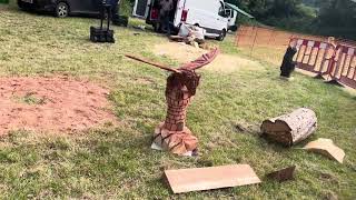 A fabulous range of wooden sculpture at Caerleon festival 2024 [upl. by Rutherfurd255]