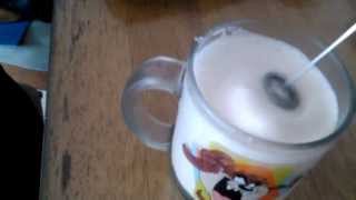 Aerolatte Review Frothing Cold Milk In Under 1 Minute [upl. by Aelak]